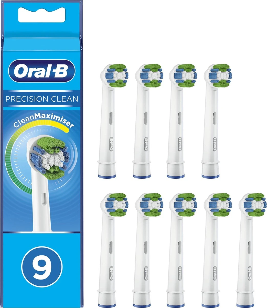 Oral B Oral-B Precision Clean - Met CleanMaximiser-technologie - Opzetborstels - 9 Stuks 3 Oral B Oral-B Precision Clean - Met CleanMaximiser-technologie - Opzetborstels - 9 Stuks - Afbeelding 3