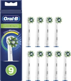 Oral B Oral-B CrossAction Opzetborstel Met CleanMaximiser-technologie, Verpakking Van 9 Stuks -Oral B Aanbiedingen Winkel 1049x1200 2