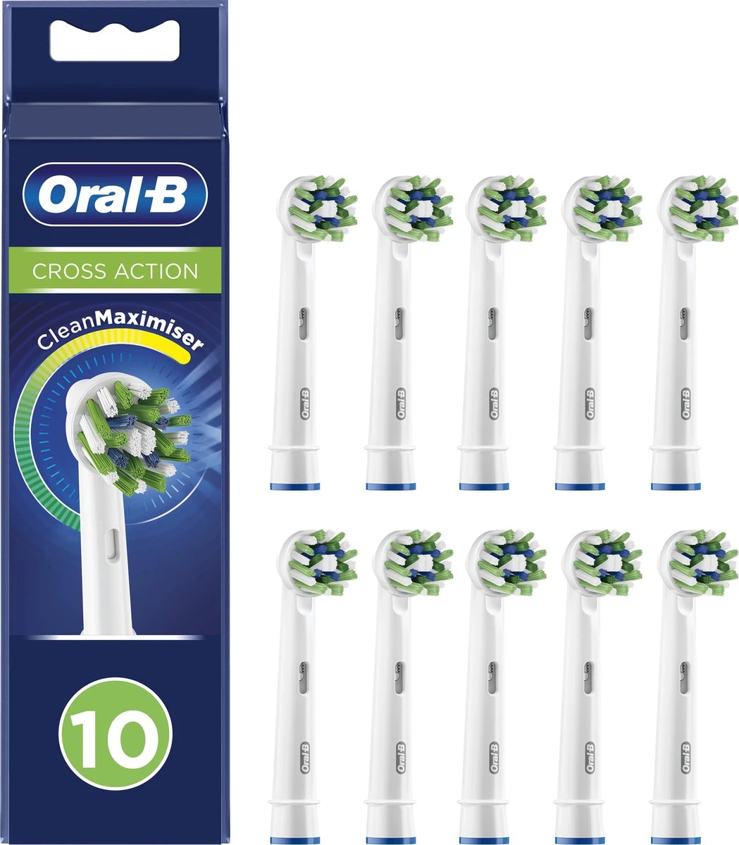 Oral B Oral-B CrossAction - Met CleanMaximiser-technologie - Opzetborstels - 10 Stuks - Brievenbusverpakking 13 Oral B Oral-B CrossAction - Met CleanMaximiser-technologie - Opzetborstels - 10 Stuks - Brievenbusverpakking - Afbeelding 13