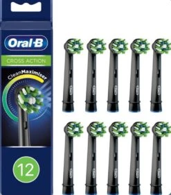 Oral-B CrossAction Opzetborstel Kleur Zwart, Verpakking Van 12 Stuks, Verpakking Van Brievenbusformaat -Oral B Aanbiedingen Winkel 1056x1200 1