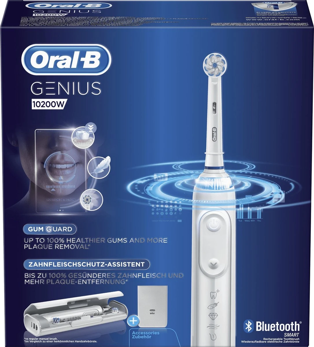 Oral B Oral-B Genius 10200W - Elektrische Tandenborstel - Wit 5 Oral B Oral-B Genius 10200W - Elektrische Tandenborstel - Wit - Afbeelding 5