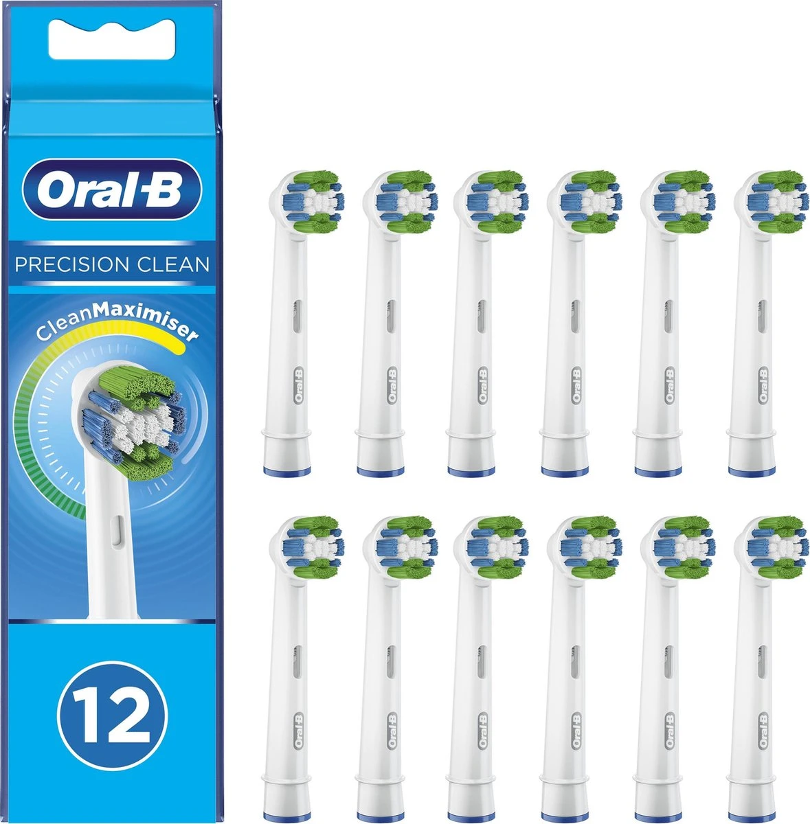 Oral B Oral-B Precision Clean - Met CleanMaximiser-technologie - Opzetborstels - 12 Stuks 2 Oral B Oral-B Precision Clean - Met CleanMaximiser-technologie - Opzetborstels - 12 Stuks - Afbeelding 2