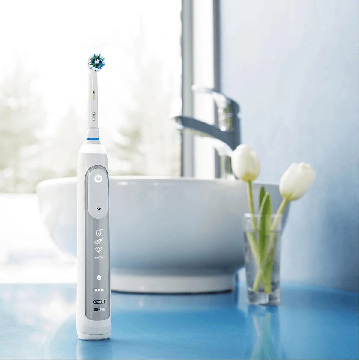 Oral B Oral-B Genius 8900 - Elektrische Tandenborstel Duoverpakking - Wit 11 Oral B Oral-B Genius 8900 - Elektrische Tandenborstel Duoverpakking - Wit - Afbeelding 11