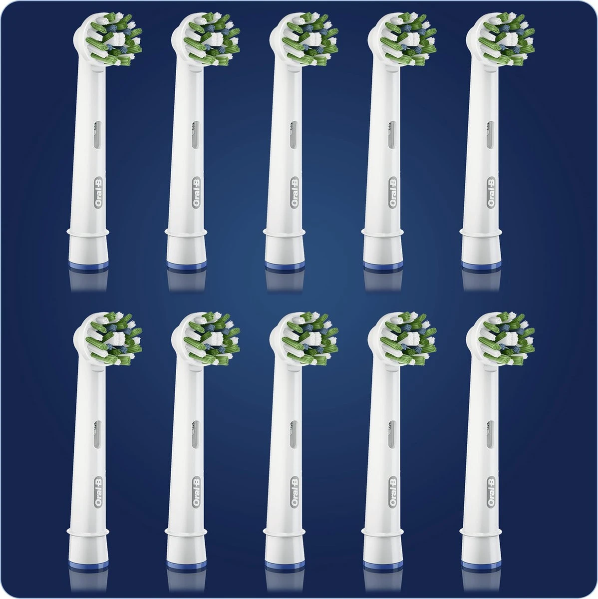 Oral B Oral-B CrossAction - Met CleanMaximiser-technologie - Opzetborstels - 10 Stuks - Brievenbusverpakking 2 Oral B Oral-B CrossAction - Met CleanMaximiser-technologie - Opzetborstels - 10 Stuks - Brievenbusverpakking - Afbeelding 2