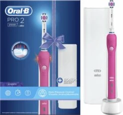 Oral B Oral-B PRO 750 - 3DWhite - Elektrische Tandenborstel - Inclusief Reisetui -Oral B Aanbiedingen Winkel 1200x1122