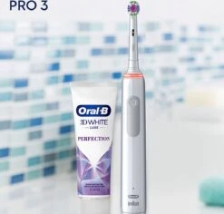 Oral B Oral-B PRO 3 3800 3D-White Elektrische Tandenborstel Wit + Tandpasta -Oral B Aanbiedingen Winkel 1200x1147