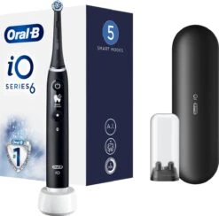Oral B IO 6N - SMILE Black Lava Elektrische Tandenborstel Ontworpen Door Braun -Oral B Aanbiedingen Winkel 1200x1186