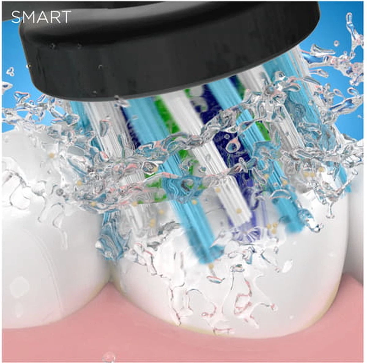 Oral B Oral-B Smart 4 4500 - Zwart - Elektrische Tandenborstel - Powered By Braun - 1 Handvat En 2 Opzetborstels 14 Oral B Oral-B Smart 4 4500 - Zwart - Elektrische Tandenborstel - Powered By Braun - 1 Handvat En 2 Opzetborstels - Afbeelding 14