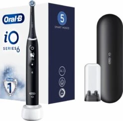 Oral B IO 6N - SMILE Black Lava Elektrische Tandenborstel Ontworpen Door Braun -Oral B Aanbiedingen Winkel 1200x1187