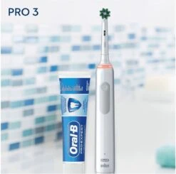 Oral B Oral-B Pro 3 3800 - Wit - Elektrische Tandenborstel Met Gratis Tandpasta 9 Oral B Oral-B Pro 3 3800 - Wit - Elektrische Tandenborstel Met Gratis Tandpasta -Oral B Aanbiedingen Winkel 1200x1192