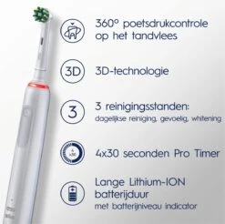 Oral B Oral-B Pro 3 3500 - Elektrische Tandenborstel - Wit -Oral B Aanbiedingen Winkel 1200x1197 4