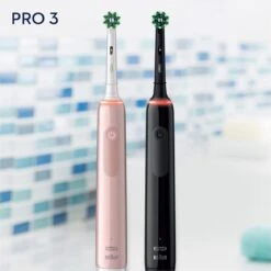 Oral B Oral-B Pro 3 - 3900 - Zwarte En Roze - Elektrische Tandenborstel -Oral B Aanbiedingen Winkel 1200x1198 39