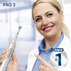 Oral B Oral-B Pro 3 - 3500 - Witte Elektrische Tandenborstel + Reisetui -Oral B Aanbiedingen Winkel 1200x1200 100