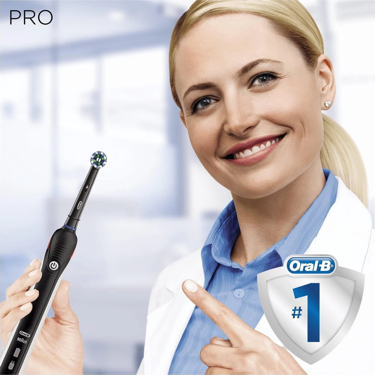 Oral B Oral_B Pro 2 - 2900 - Duoverpakking Elektrische Tandenborstel - Zwart 11 Oral B Oral_B Pro 2 - 2900 - Duoverpakking Elektrische Tandenborstel - Zwart - Afbeelding 11