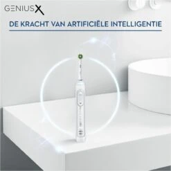 Oral B Oral-B Genius X - Wit - Elektrische Tandenborstel - Ontworpen Door Braun - 1 Handvat En 1 Opzetborstel -Oral B Aanbiedingen Winkel 1200x1200 2