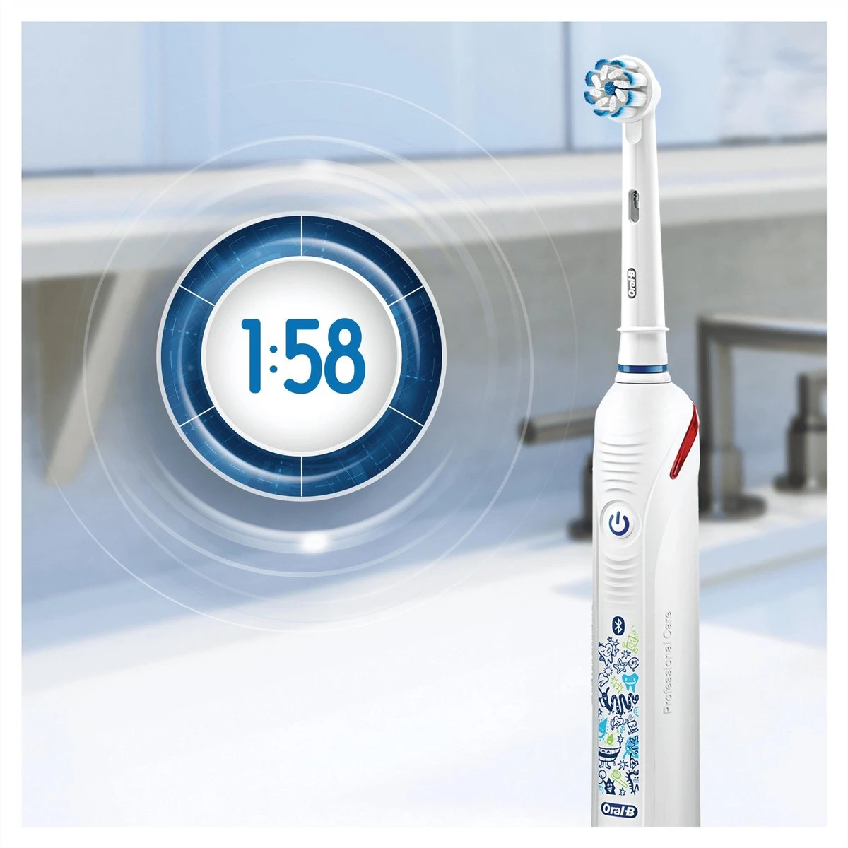 Oral B Oral-B Junior - Elektrische Tandenborstel - Wit 13 Oral B Oral-B Junior - Elektrische Tandenborstel - Wit - Afbeelding 13