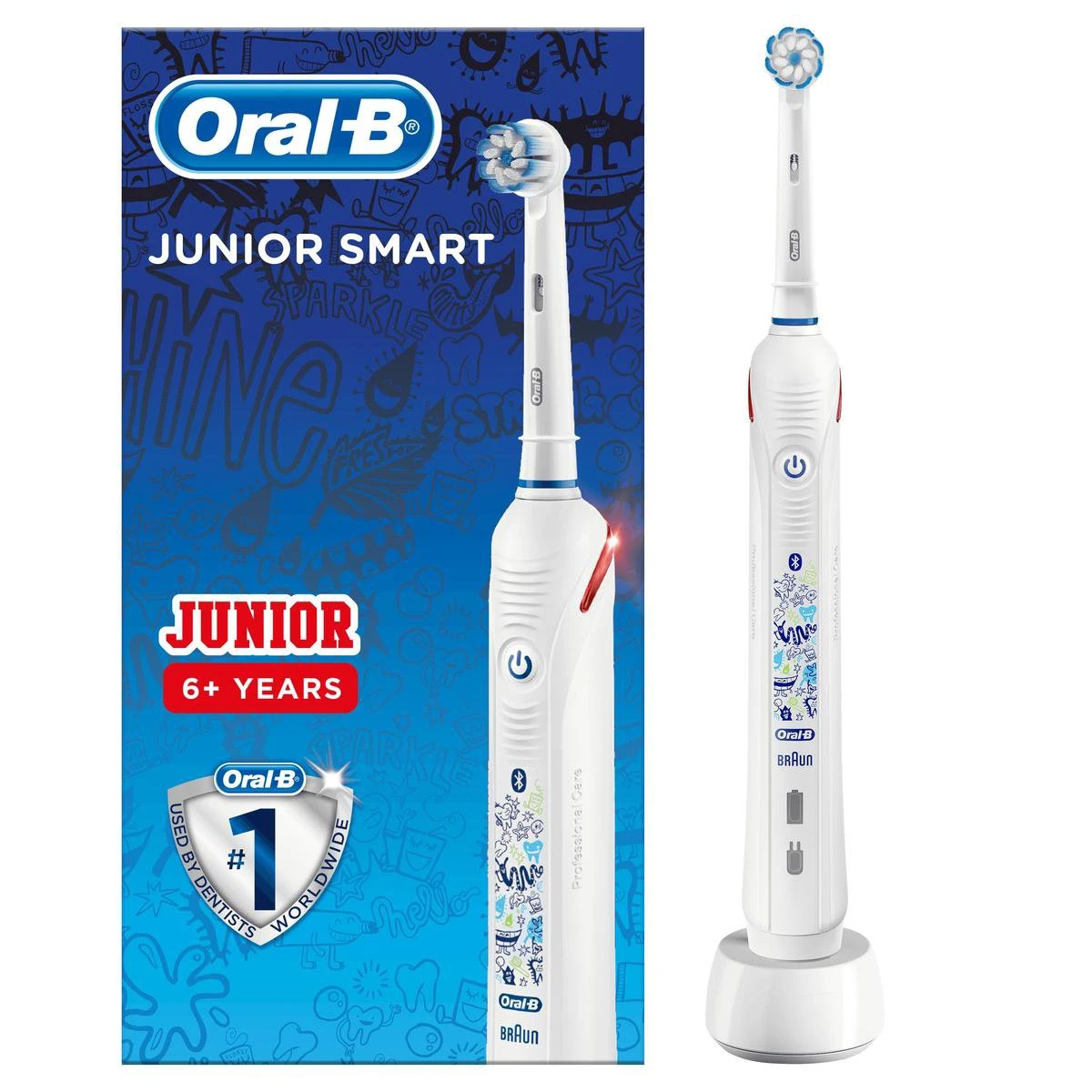 Oral B Oral-B Junior - Elektrische Tandenborstel - Wit 16 Oral B Oral-B Junior - Elektrische Tandenborstel - Wit - Afbeelding 16