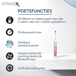 Oral B Oral-B Genius X Elektrische Tandenborstel Rosegold -Oral B Aanbiedingen Winkel 1200x1200 274