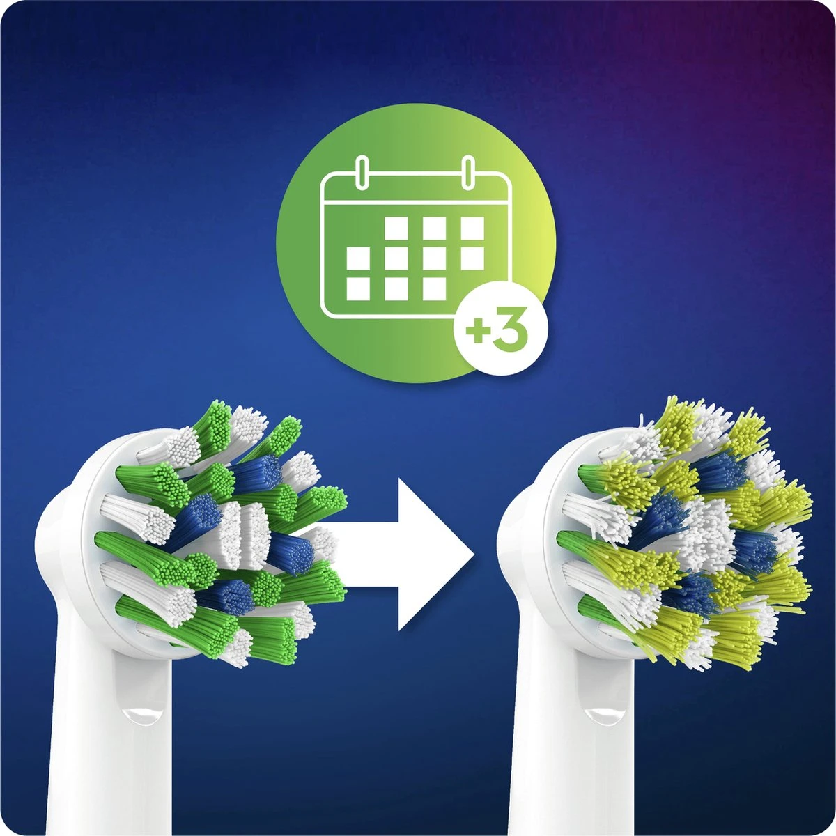 Oral B Oral-B CrossAction - Met CleanMaximiser-technologie - Opzetborstels - 10 Stuks - Brievenbusverpakking 9 Oral B Oral-B CrossAction - Met CleanMaximiser-technologie - Opzetborstels - 10 Stuks - Brievenbusverpakking - Afbeelding 9