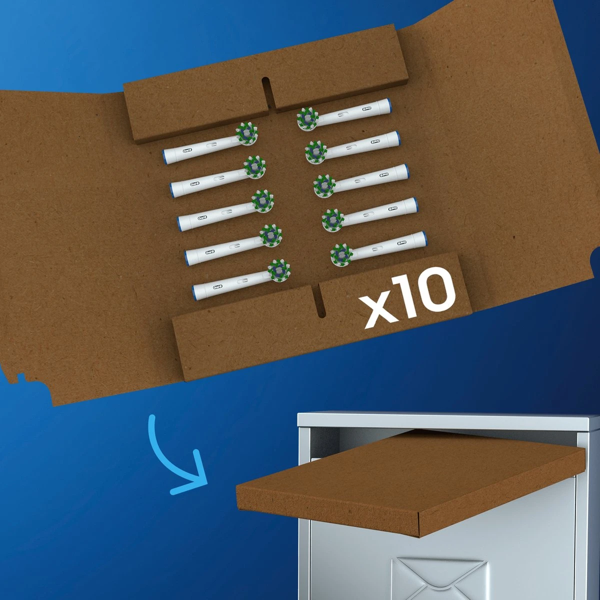 Oral B Oral-B CrossAction - Met CleanMaximiser-technologie - Opzetborstels - 10 Stuks - Brievenbusverpakking 14 Oral B Oral-B CrossAction - Met CleanMaximiser-technologie - Opzetborstels - 10 Stuks - Brievenbusverpakking - Afbeelding 14