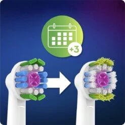 Oral B Oral-B 3D White - Met CleanMaximiser-technologie - Opzetborstels - 8 Stuks -Oral B Aanbiedingen Winkel 1200x1200 333