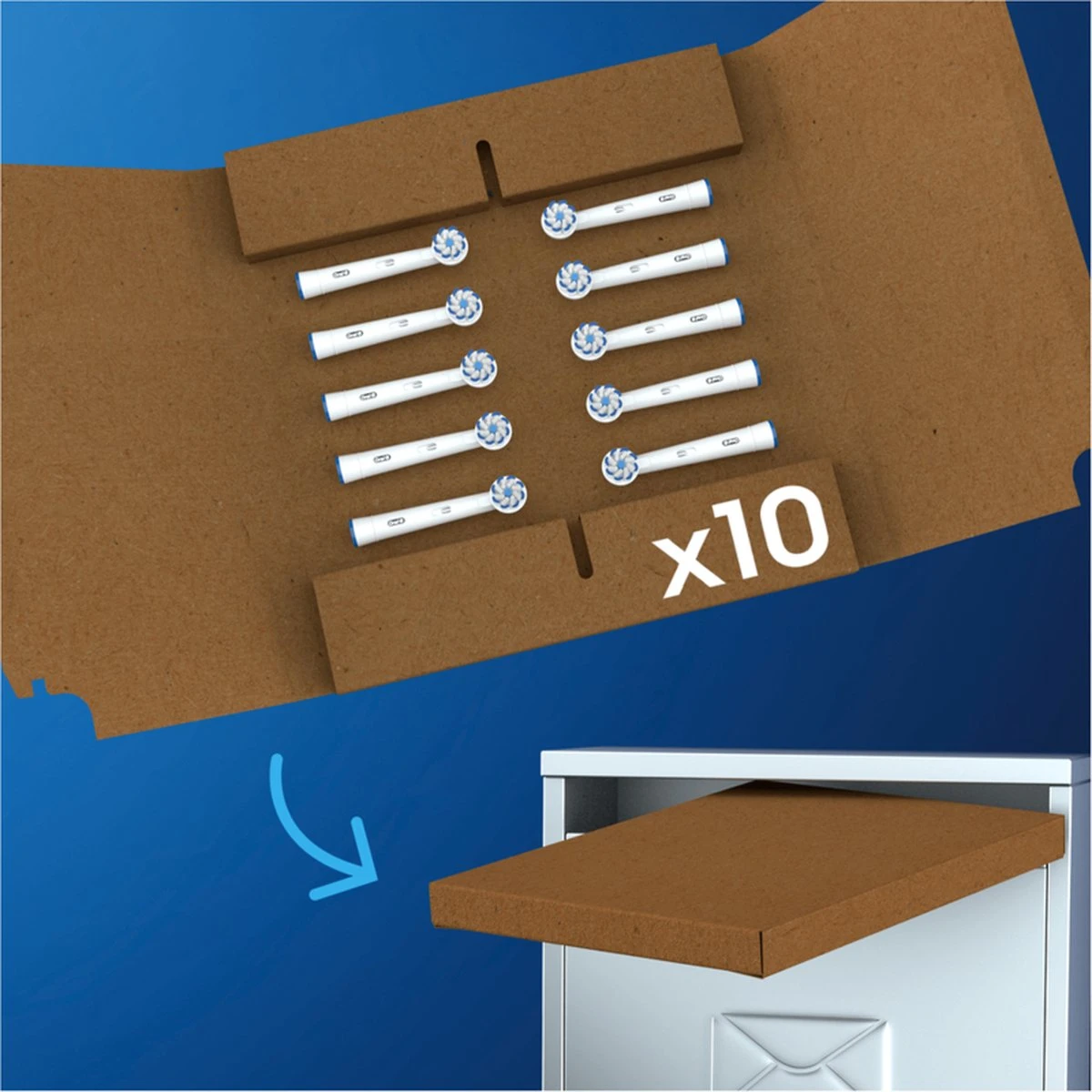 Oral B Oral-B Sensitive Clean - Met CleanMaximiser-technologie - Opzetborstels - 10 Stuks - Brievenbusverpakking 2 Oral B Oral-B Sensitive Clean - Met CleanMaximiser-technologie - Opzetborstels - 10 Stuks - Brievenbusverpakking - Afbeelding 2