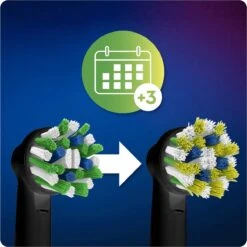 Oral B Oral-B CrossAction - Met CleanMaximiser-technologie - Opzetborstels - Zwart - 8 Stuks -Oral B Aanbiedingen Winkel 1200x1200 435