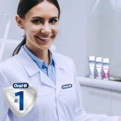 Oral B Oral-B 3D White Luxe Perfection - Voordeelverpakking 4 X 75 Ml -Tandpasta Verpakt In Gerecycleerd Karton -Oral B Aanbiedingen Winkel 1200x1200 450
