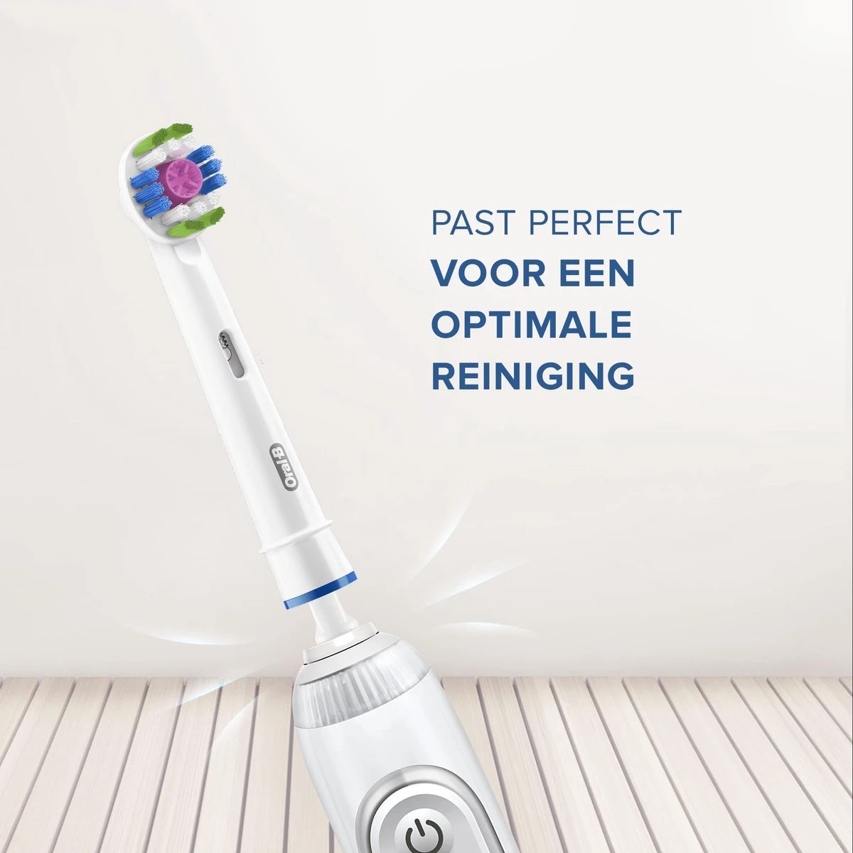 Oral B Oral-B 3D White - Met CleanMaximiser-technologie - Opzetborstels - 2 Stuks 3 Oral B Oral-B 3D White - Met CleanMaximiser-technologie - Opzetborstels - 2 Stuks - Afbeelding 3