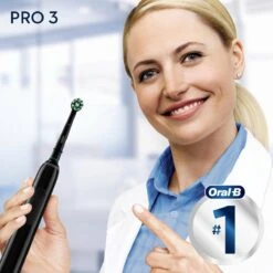 Oral B Oral-B Pro 3 3000 - Zwart - Elektrische Tandenborstel - Ontworpen Door Braun - Black Edition -Oral B Aanbiedingen Winkel 1200x1200 89