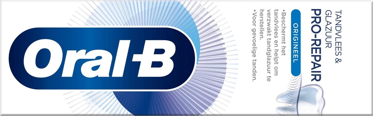 Oral B Oral-B Tandpasta Tandvlees & Glazuur Repair Origineel 75 Ml 7 Oral B Oral-B Tandpasta Tandvlees & Glazuur Repair Origineel 75 Ml - Afbeelding 7
