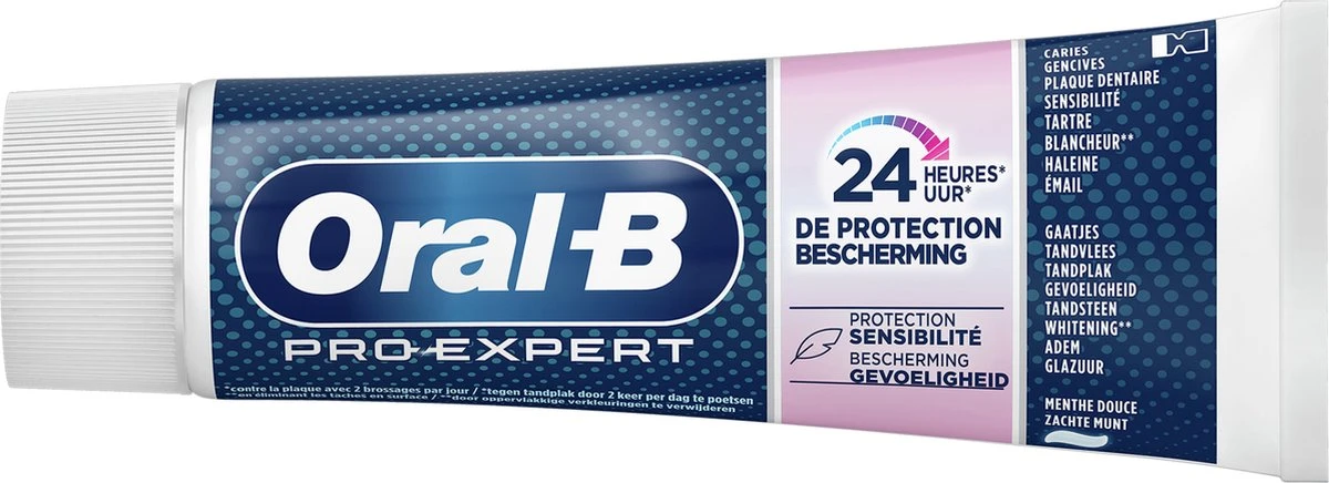 Oral B Oral-B Pro-Expert Bescherming Gevoelige Tanden Tandpasta - Voordeelverpakking 12 X 75ml 10 Oral B Oral-B Pro-Expert Bescherming Gevoelige Tanden Tandpasta - Voordeelverpakking 12 X 75ml - Afbeelding 10