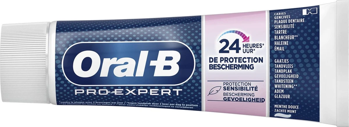 Oral B Oral-B Pro-Expert Bescherming Gevoelige Tanden Tandpasta - Voordeelverpakking 12 X 75ml 12 Oral B Oral-B Pro-Expert Bescherming Gevoelige Tanden Tandpasta - Voordeelverpakking 12 X 75ml - Afbeelding 12
