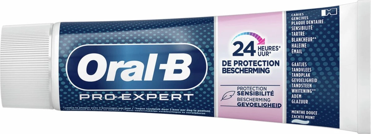Oral B Oral-B Pro-Expert Bescherming Gevoelige Tanden Tandpasta - Voordeelverpakking 12 X 75ml 2 Oral B Oral-B Pro-Expert Bescherming Gevoelige Tanden Tandpasta - Voordeelverpakking 12 X 75ml - Afbeelding 2