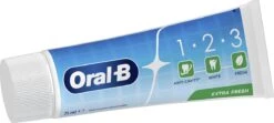 Oral B Oral-B 1.2.3 Mint Frisse - Tandpasta - 6 X75 Ml -Oral B Aanbiedingen Winkel 1200x537