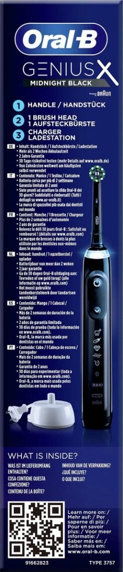 Oral B Oral-B Genius X - Special Editie - Zwart - Elektrische Tandenborstel - 1 Handvat En 1 Opzetborstel 12 Oral B Oral-B Genius X - Special Editie - Zwart - Elektrische Tandenborstel - 1 Handvat En 1 Opzetborstel -Oral B Aanbiedingen Winkel 258x1200