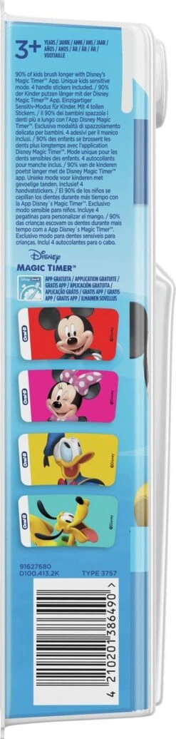 Oral B Oral-B Kids Mickey - Elektrische Tandenborstel - Powered By Braun - 1 Handvat En 1 Opzetborstel -Oral B Aanbiedingen Winkel 286x1200