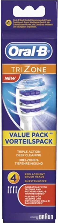 Oral B Oral-B TriZone - Opzetborstels - 4 Stuks -Oral B Aanbiedingen Winkel 315x1200