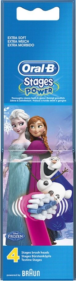 Oral B ORAL-B 80352086 - Disney Frozen 2 Vervangende Opzetborstels - Voor Oral-B Elektrische Tandenborstel Voor Kinderen - Set Van 4 -Oral B Aanbiedingen Winkel 325x1200 1