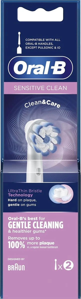 Oral B Oral-B Sensitive Clean - Met CleanMaximiser-technologie - Opzetborstels - 2 Stuks 7 Oral B Oral-B Sensitive Clean - Met CleanMaximiser-technologie - Opzetborstels - 2 Stuks - Afbeelding 7