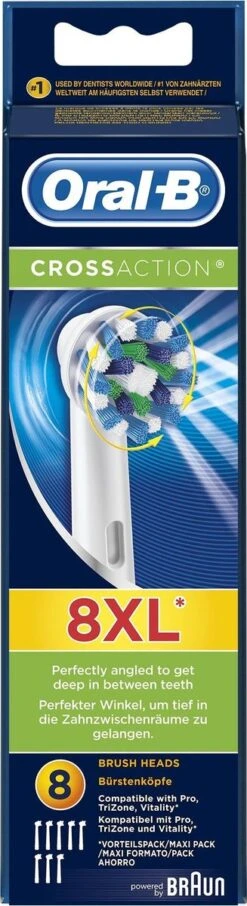 Oral B Oral-B Cross Action EB50 - 8 Stuks Voordeelverpakking -opzetborstels -Oral B Aanbiedingen Winkel 327x1200 16