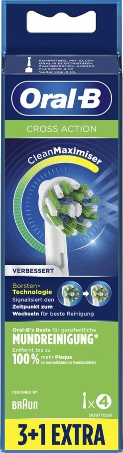 Oral B Oral-B CrossAction - Met CleanMaximiser-technologie - Opzetborstels - 4 Stuks 14 Oral B Oral-B CrossAction - Met CleanMaximiser-technologie - Opzetborstels - 4 Stuks -Oral B Aanbiedingen Winkel 327x1200 18