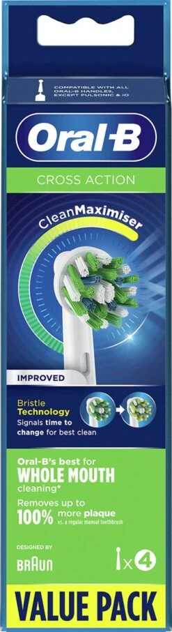 Oral B Oral-B CrossAction - Met CleanMaximiser-technologie - Opzetborstels - 4 Stuks 23 Oral B Oral-B CrossAction - Met CleanMaximiser-technologie - Opzetborstels - 4 Stuks -Oral B Aanbiedingen Winkel 327x1200 19