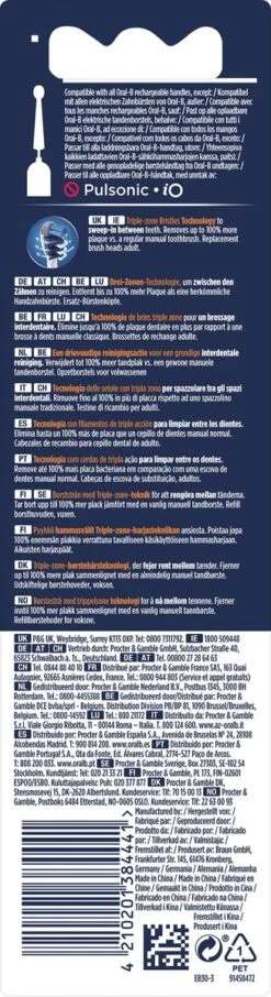 Oral B ORAL-B - Tandenborstel Trizone EB30 - Verp. 3st. - 80217891 -Oral B Aanbiedingen Winkel 327x1200 21