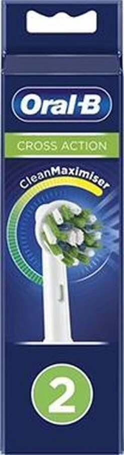 Oral B Oral-B CrossAction - Met CleanMaximiser-technologie - Opzetborstels - 2 Stuks -Oral B Aanbiedingen Winkel 327x1200 5