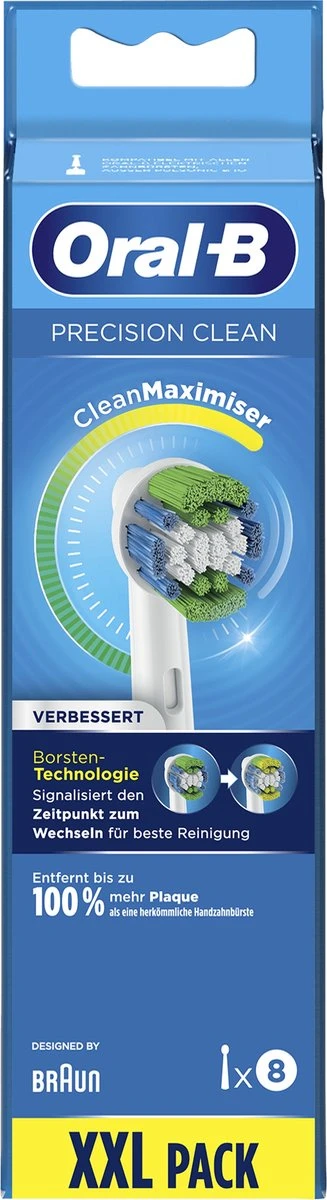 Oral B Oral-B Precision Clean Opzetborstel 8 Stuks - CleanMaximiser 9 Oral B Oral-B Precision Clean Opzetborstel 8 Stuks - CleanMaximiser - Afbeelding 9