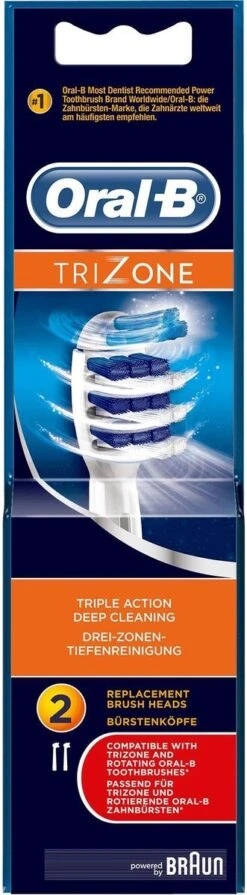 Oral B Oral-B TriZone - Opzetborstels - 2 Stuks -Oral B Aanbiedingen Winkel 331x1200