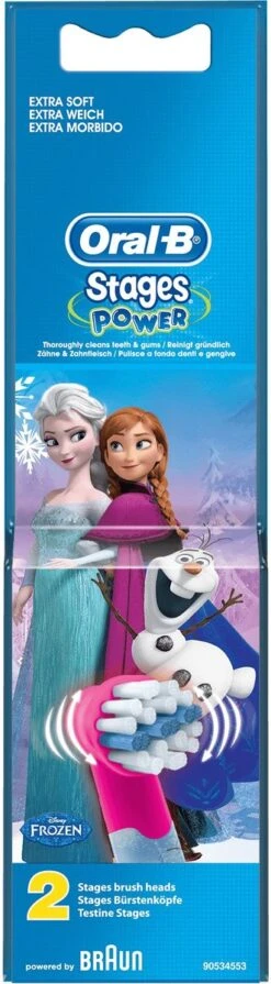 Oral B Oral-B Stages Power - Disney Frozen - Opzetborstels - 2 Stuks -Oral B Aanbiedingen Winkel 331x1200 3
