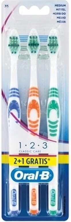 Oral B Oral-B Tandenborstel 1-2-3 Multipak 3 Stuks 7 Oral B Oral-B Tandenborstel 1-2-3 Multipak 3 Stuks -Oral B Aanbiedingen Winkel 384x1200