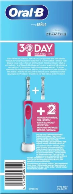 Oral B Oral-B Vitality Frozen - Elektrische Tandenborstel Voor Kinderen - 1 Handvat En 2 Opzetborstels -Oral B Aanbiedingen Winkel 452x1200 1
